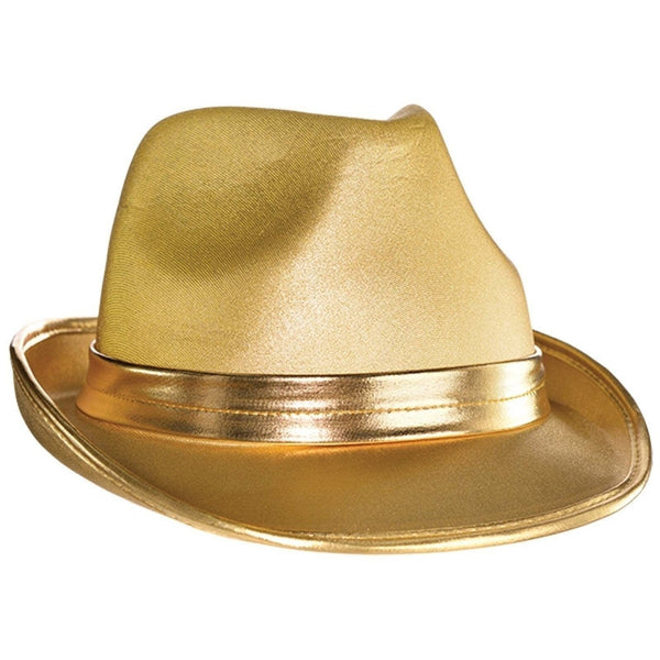 Gold Velour Fedora
