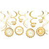 Golden Age Birthday 30Th Fan & Swirl Decorating Kit