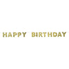 Golden Age Birthday Fringed Letter Banner