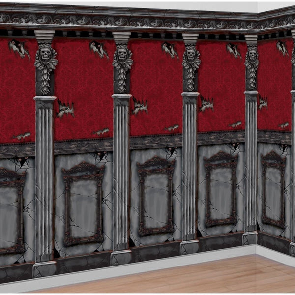 Gothic Mansion 2 Pack Scene Setter Plastic Room Roll