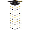 Grad Cap Doorway Curtain - Black, Silver, Gold