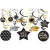 Grad Mega Value Pack Swirl Decorations