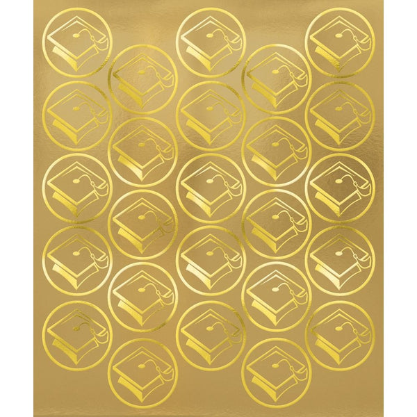 Grad Metallic Sticker Seals - Gold