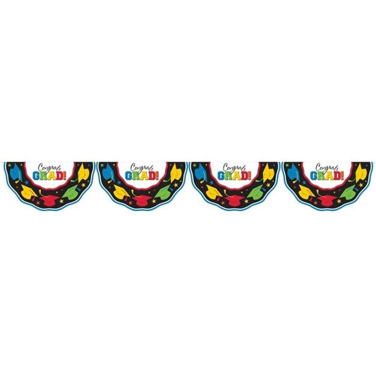 Grad Plastic Bunting - Multicolor