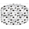 Grad Plastic Platter - White