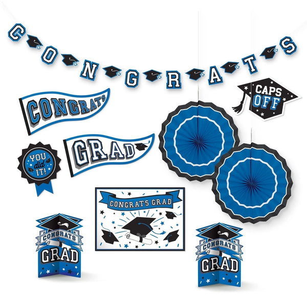 Grad Room Decorating Kit - Royal Blue