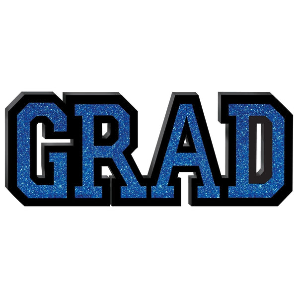 Grad Standing Sign - Blue