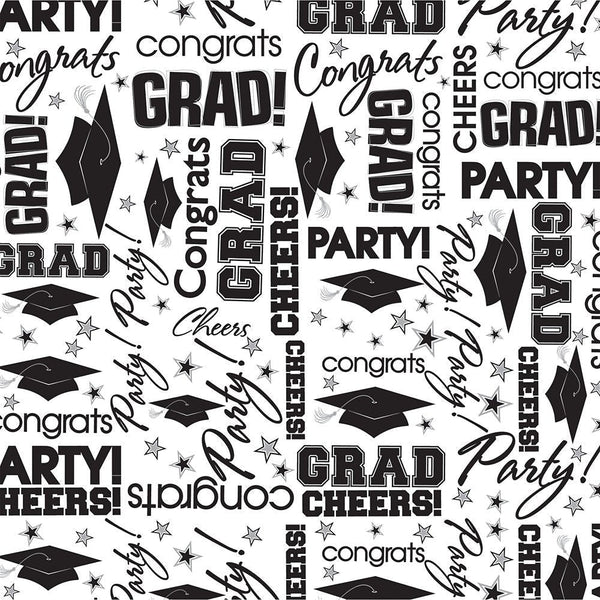 Grad Tissue Paper Black & White