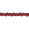 Grad Value Tinsel Garland Red