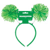 Green Pom Pom Headbopper