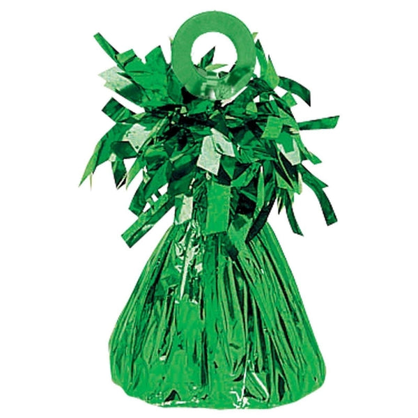Green Small Foil Balloon Weight