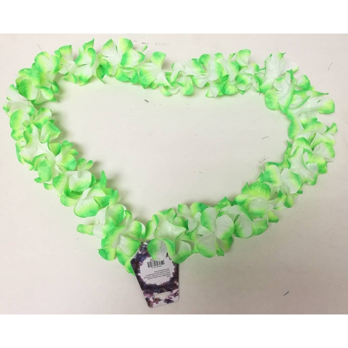 Green/White Floral Lei