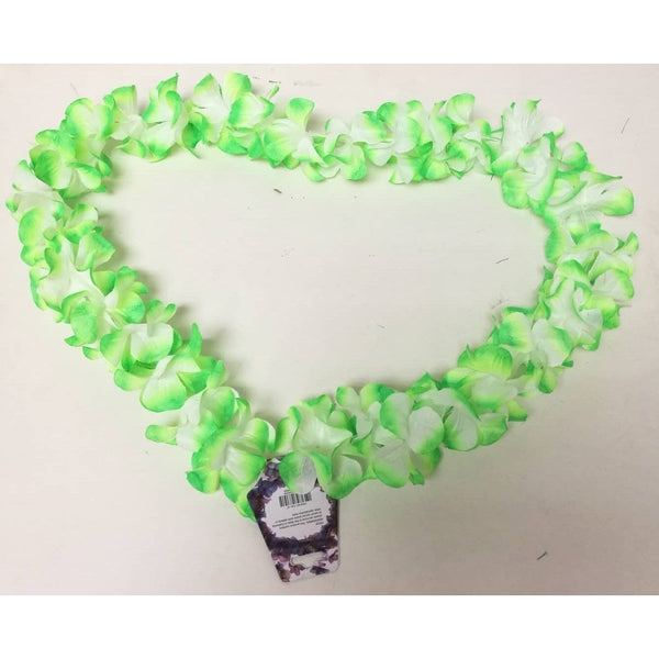 Green/White Floral Lei