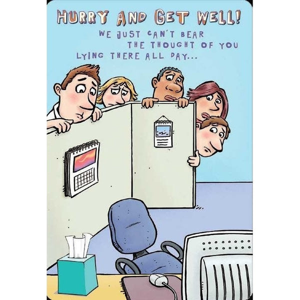 Greeting Card - Colossal Get Well From All Humor