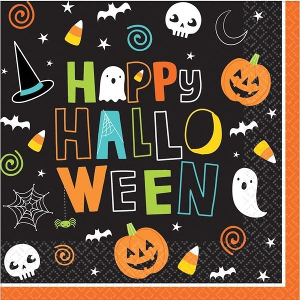 Hallo-Ween Friends Beverage Napkins