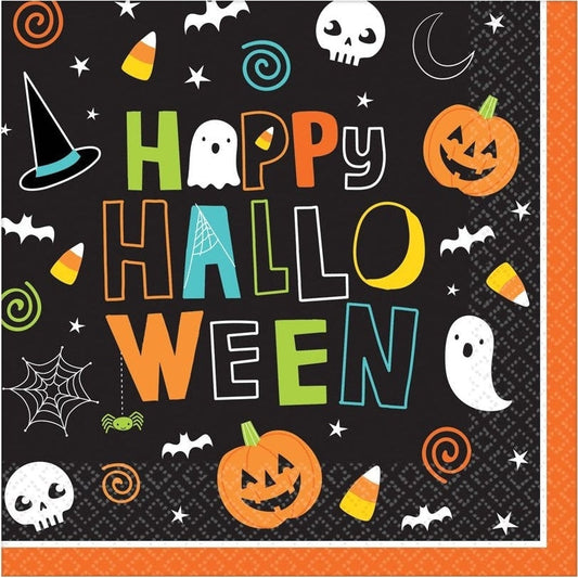 Hallo-Ween Friends Luncheon Napkins