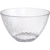 Hammered Clear Large Bowl