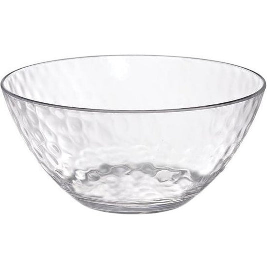 Hammered Clear Small Bowl