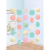Hanging Circle Decorations - Pastel