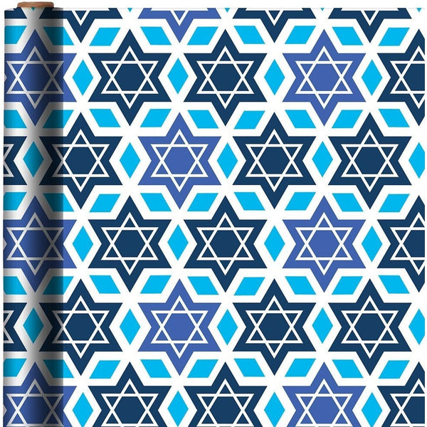 Hanukkah Gift Wrap W/Star Of David