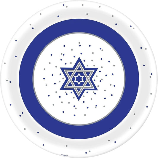 Hanukkah Round Melamine Platter