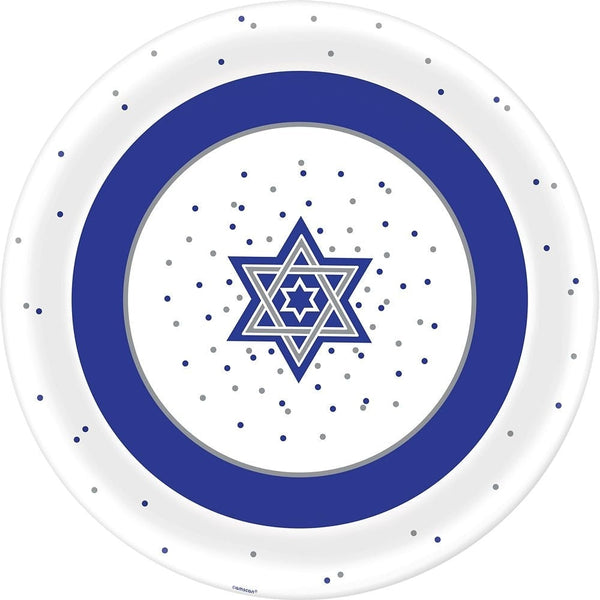 Hanukkah Round Melamine Platter