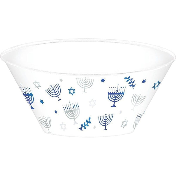 Hanukkah Serving Bowl, Hot-Stamped
