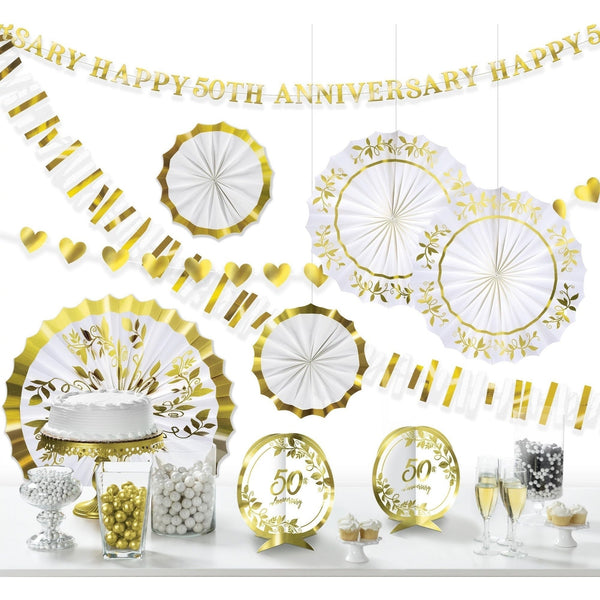 Happy 50Th Anniversary Room Decorating Kit