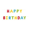 Happy Balloon Birthday Paper Letter Banner, 9 Ft, 2Pc