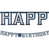 Happy Birthday Man Jumbo Add-An-Age Letter Banner