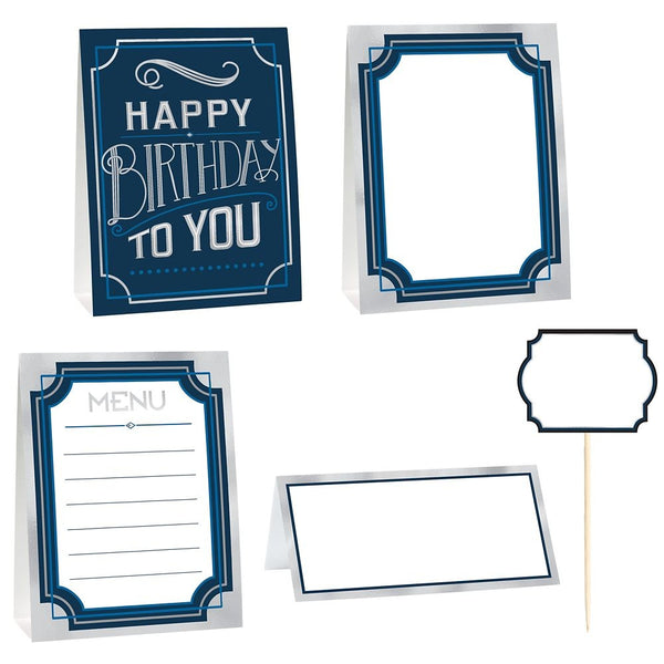 Happy Birthday Man Mini Buffet Decorating Kit