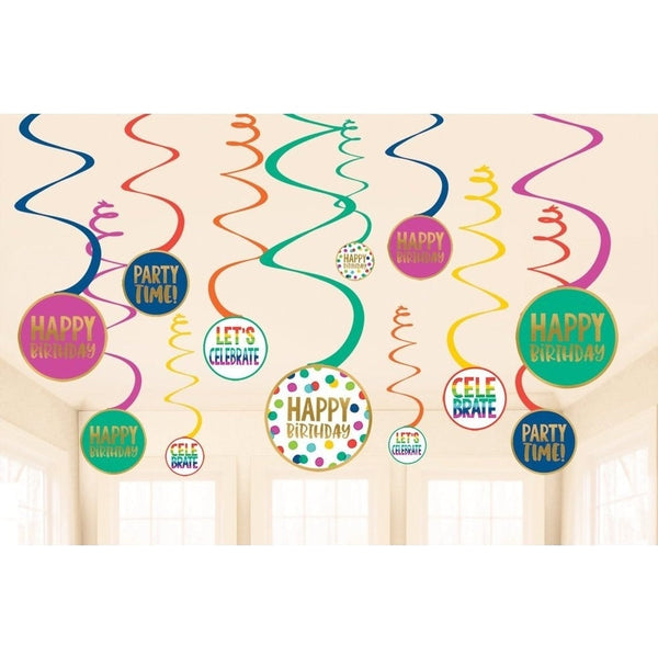 Happy Dots Spiral Decoration Value Pack