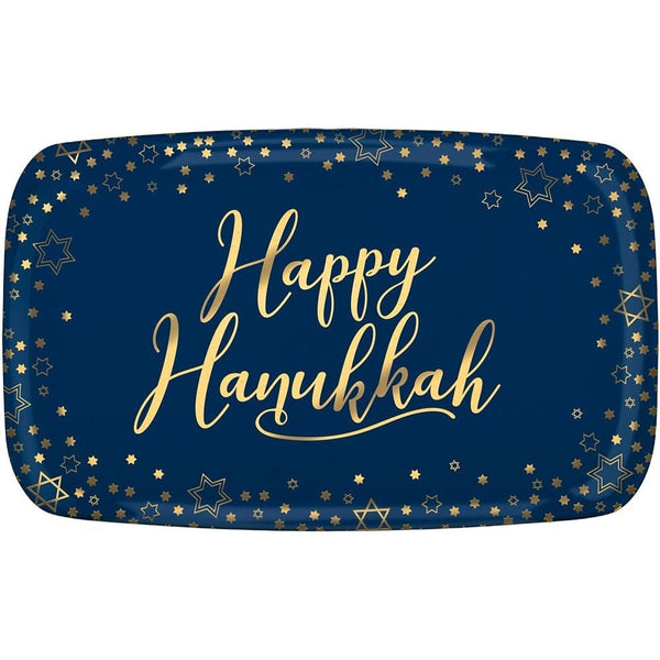 Happy Hanukkah ReCountangular Platter