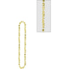 Happy New Year Bead Necklace - Gold