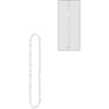 Happy New Year Bead Necklace - Silver