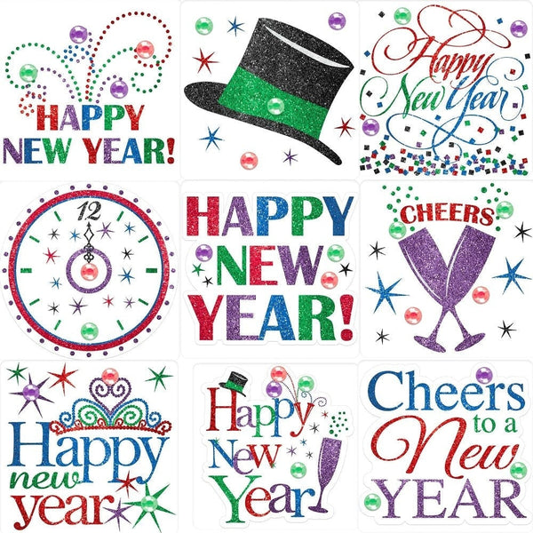 Happy New Year Glitter Body Jewelry