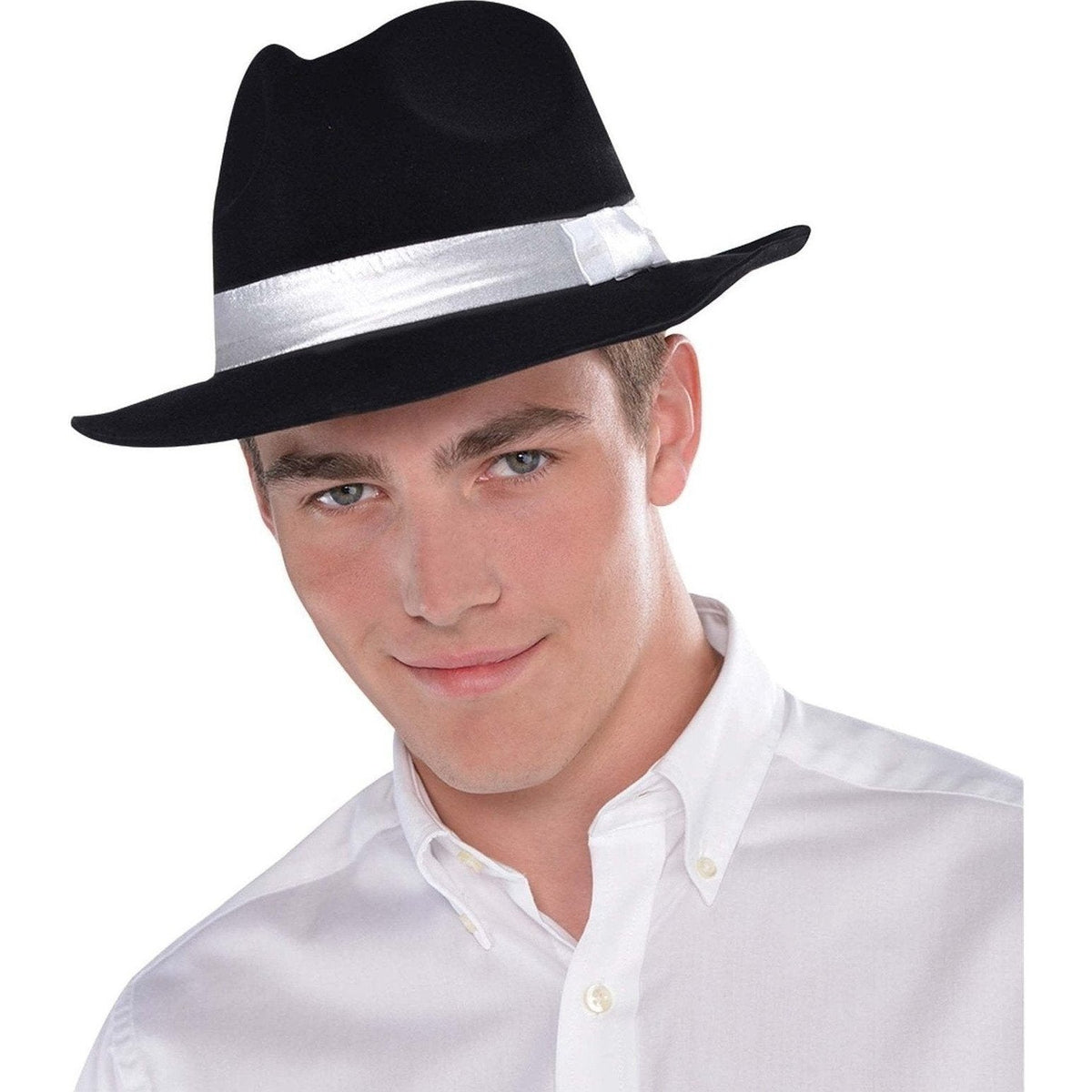 Black Gangster Hat