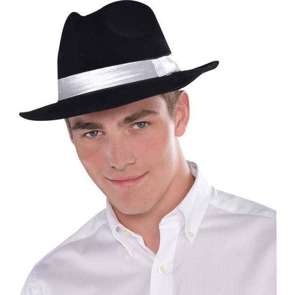 Black Gangster Hat