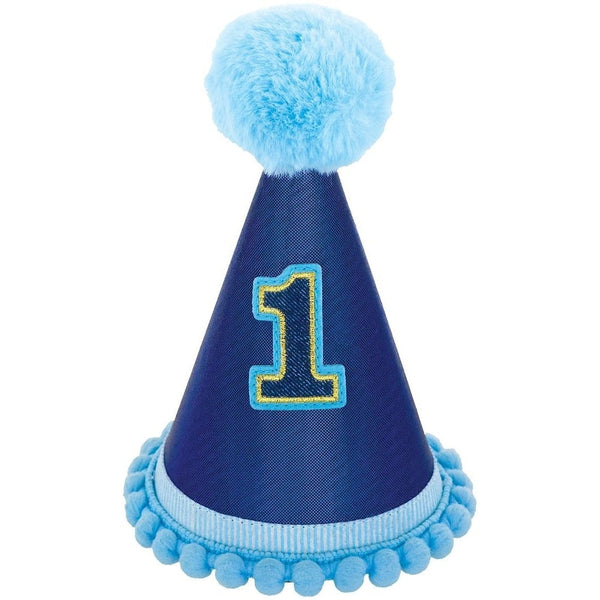 1St Birthday Blue Deluxe Cone Hat