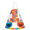 Sesame Street Elmo Turns One Paper Cone Hats
