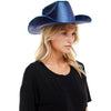 Cowboy Hat - Neon Light Up Light Blue