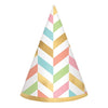 Confetti Fun Mini Foil Cone Hats
