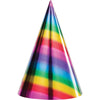 Rainbow Foil Party Hats