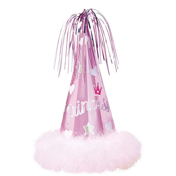 Princess Foil Hat W/Marabou