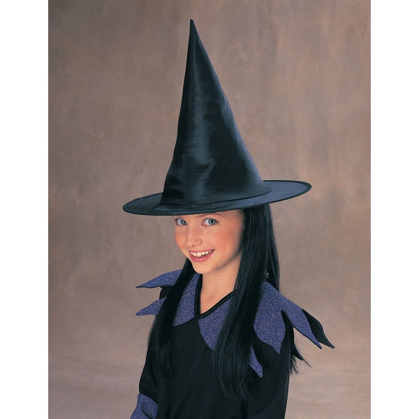 Hat - Witch W/Hair Black