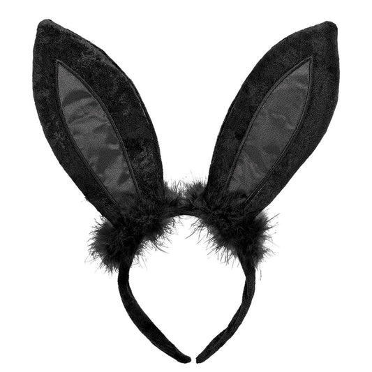 Black Bunny Ears Headband