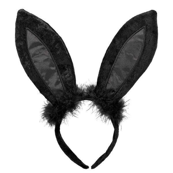 Black Bunny Ears Headband