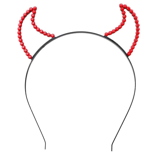 Headband - Rhinestone Devil