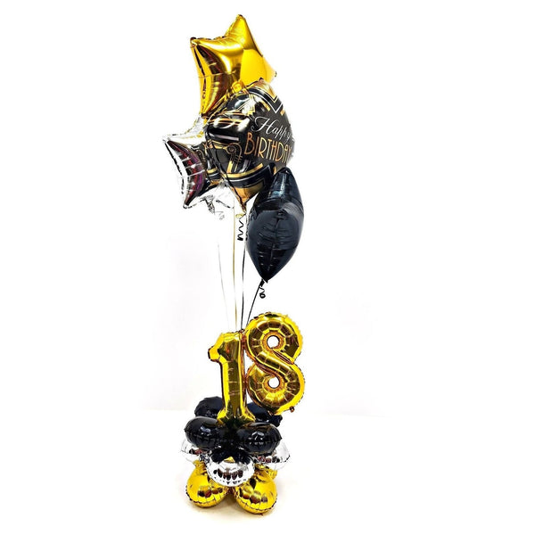 Helium Balloon Bouquet - Milestone Birthday