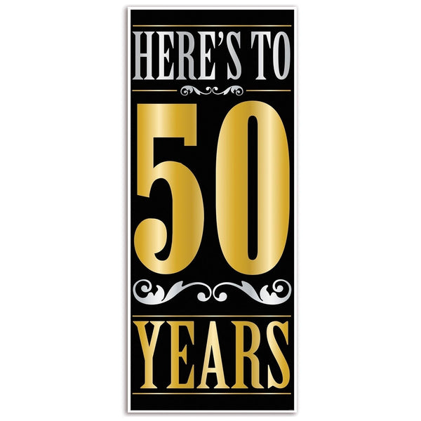 Here's To 50 Years Door Cover